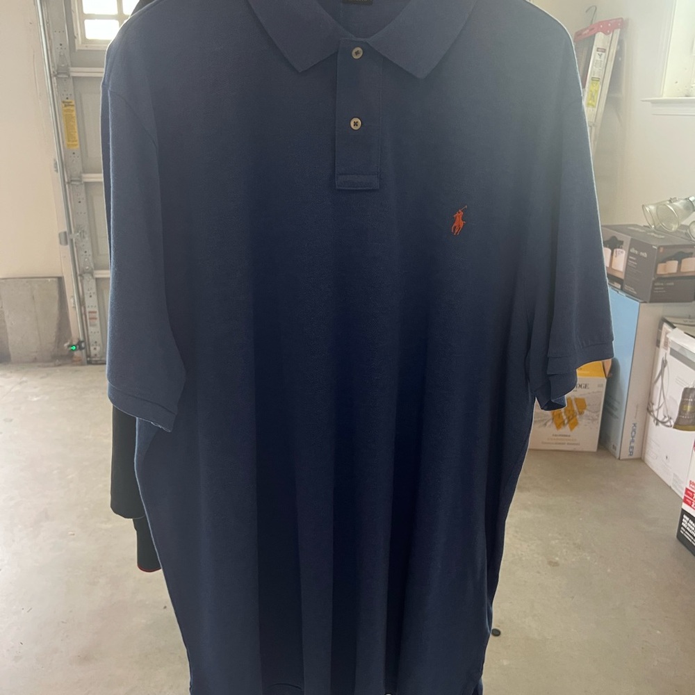 Ralph Lauren Men's Blue Polo Shirt